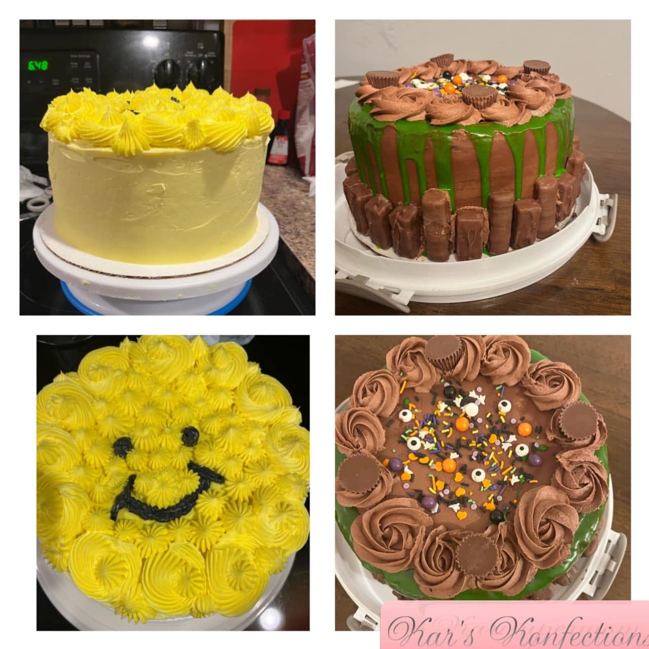 Custom decorated cakes from Kari's Konfections